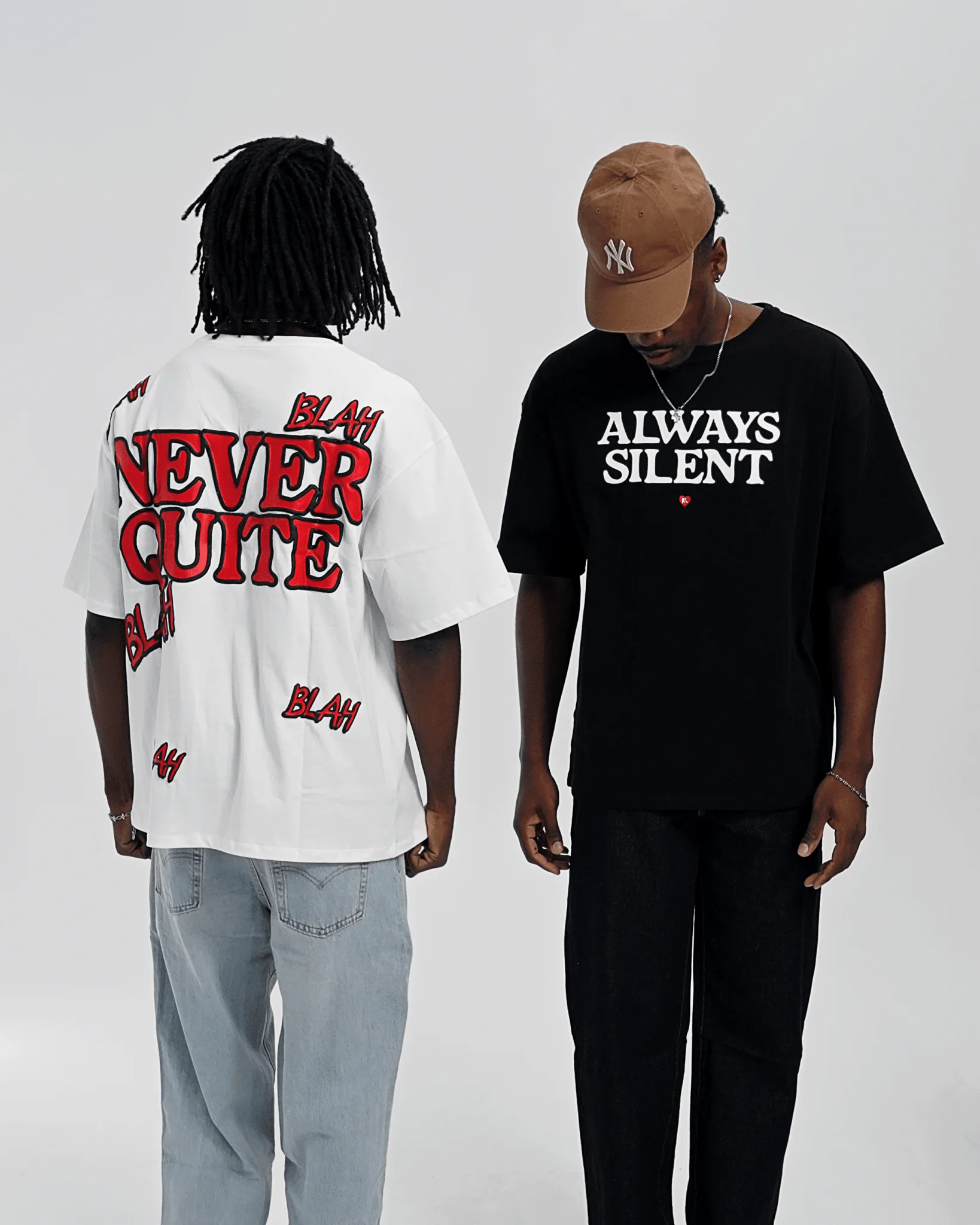 Blah Blah Blah Tee - Black - Image 3