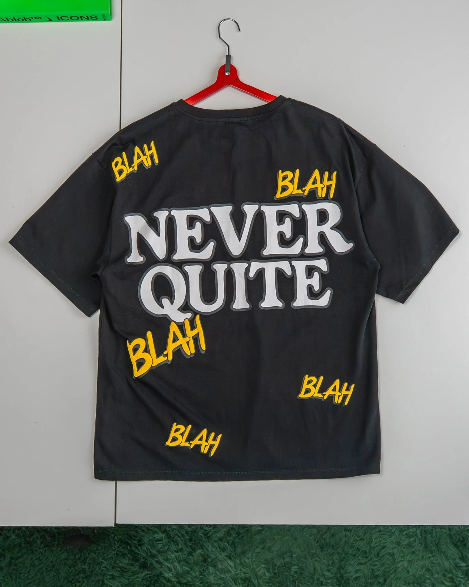 Blah Blah Blah Tee - Black - Image 4