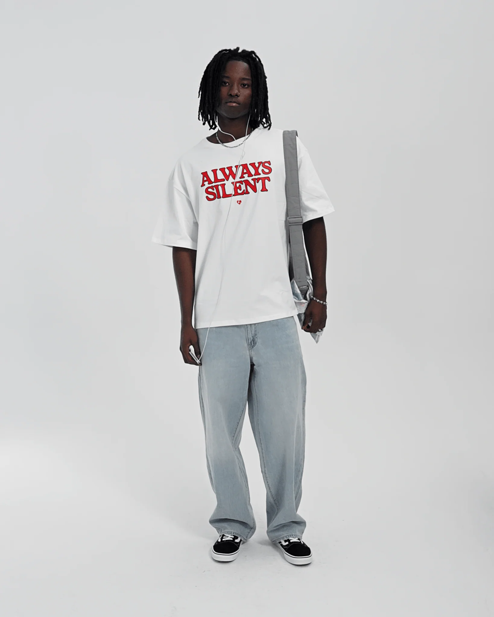 Blah Blah Blah Tee - White - Image 3