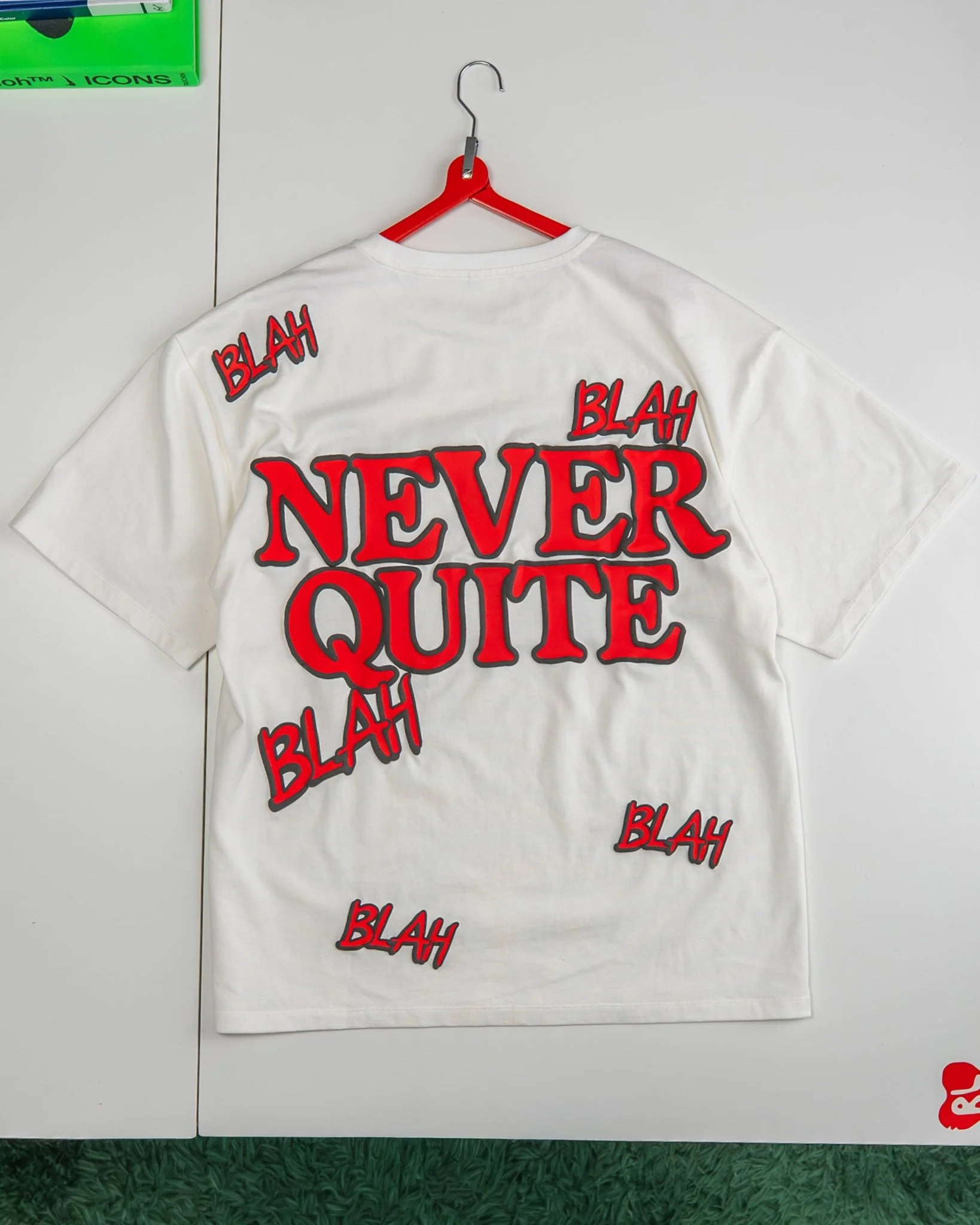 Blah Blah Blah Tee - White - Image 5