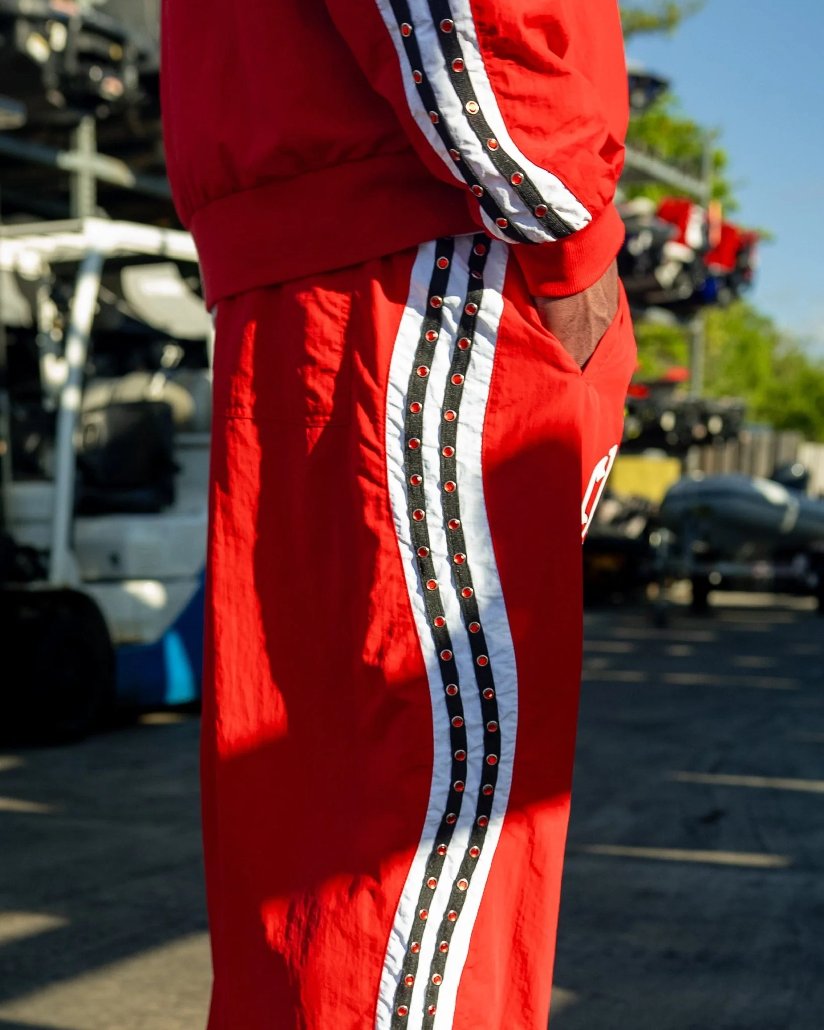 C1N x RL Pants - Red - Image 4