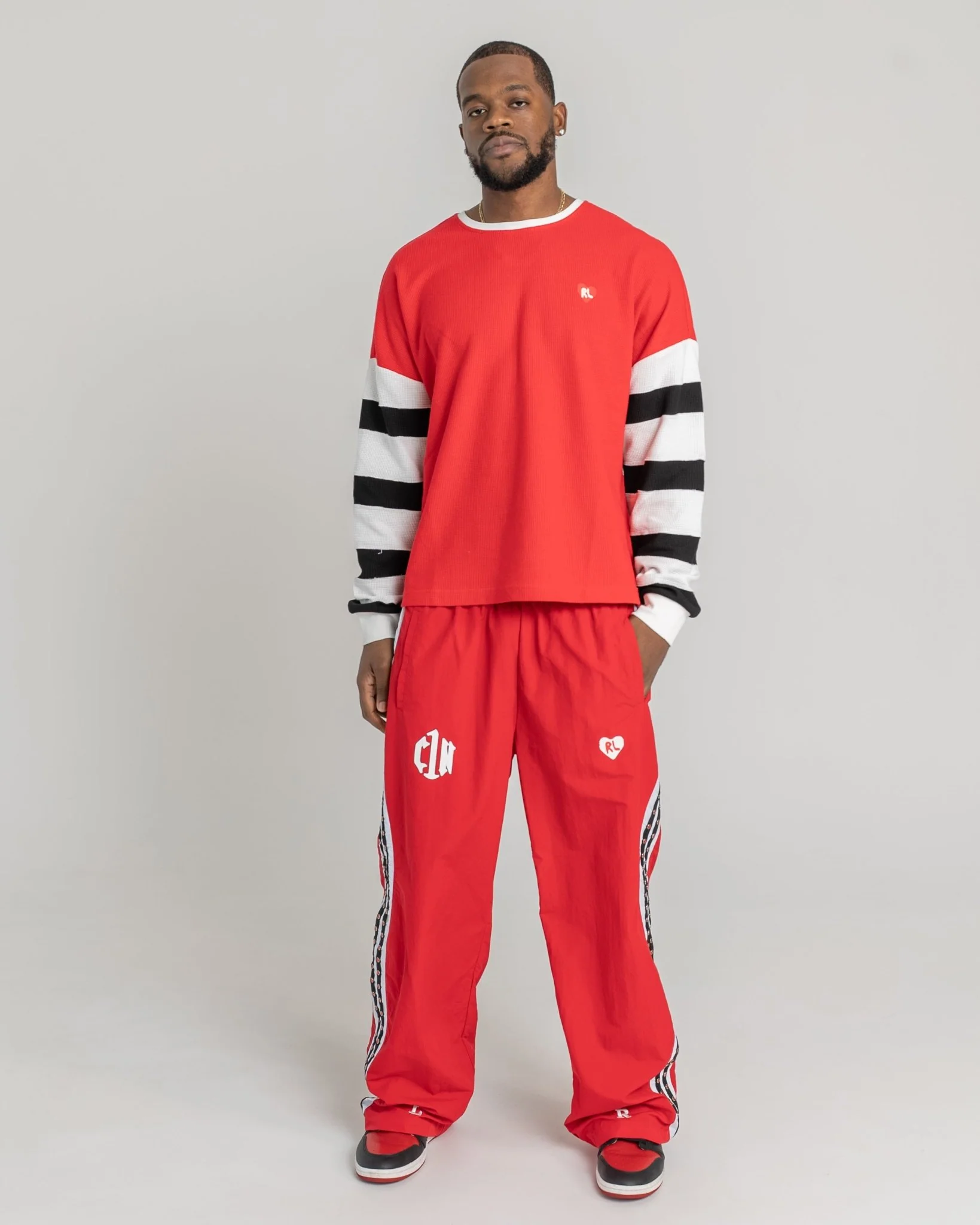 C1N x RL Pants - Red - Image 6