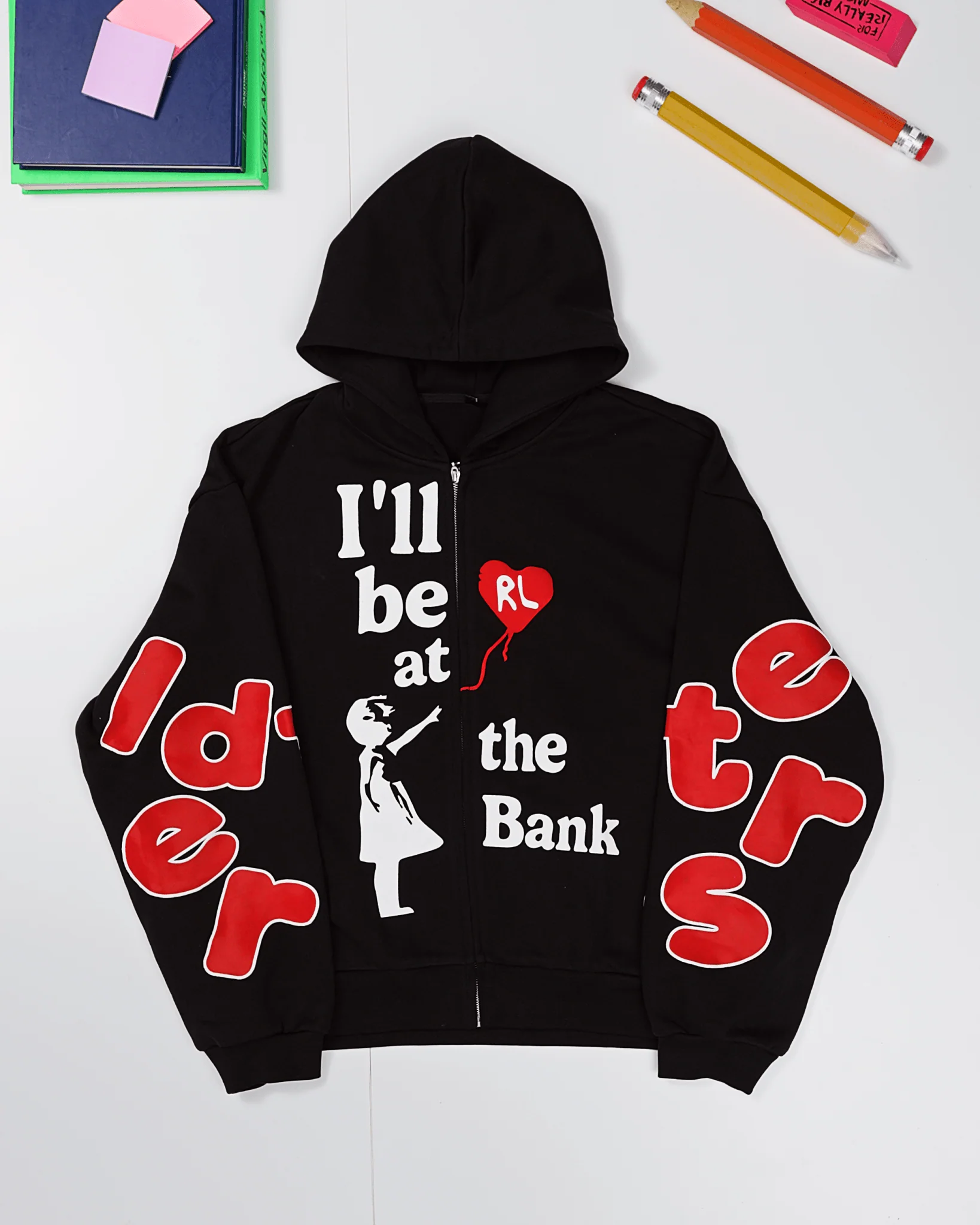 I'll Be At The Bank Scattered Zip Up - Image 10