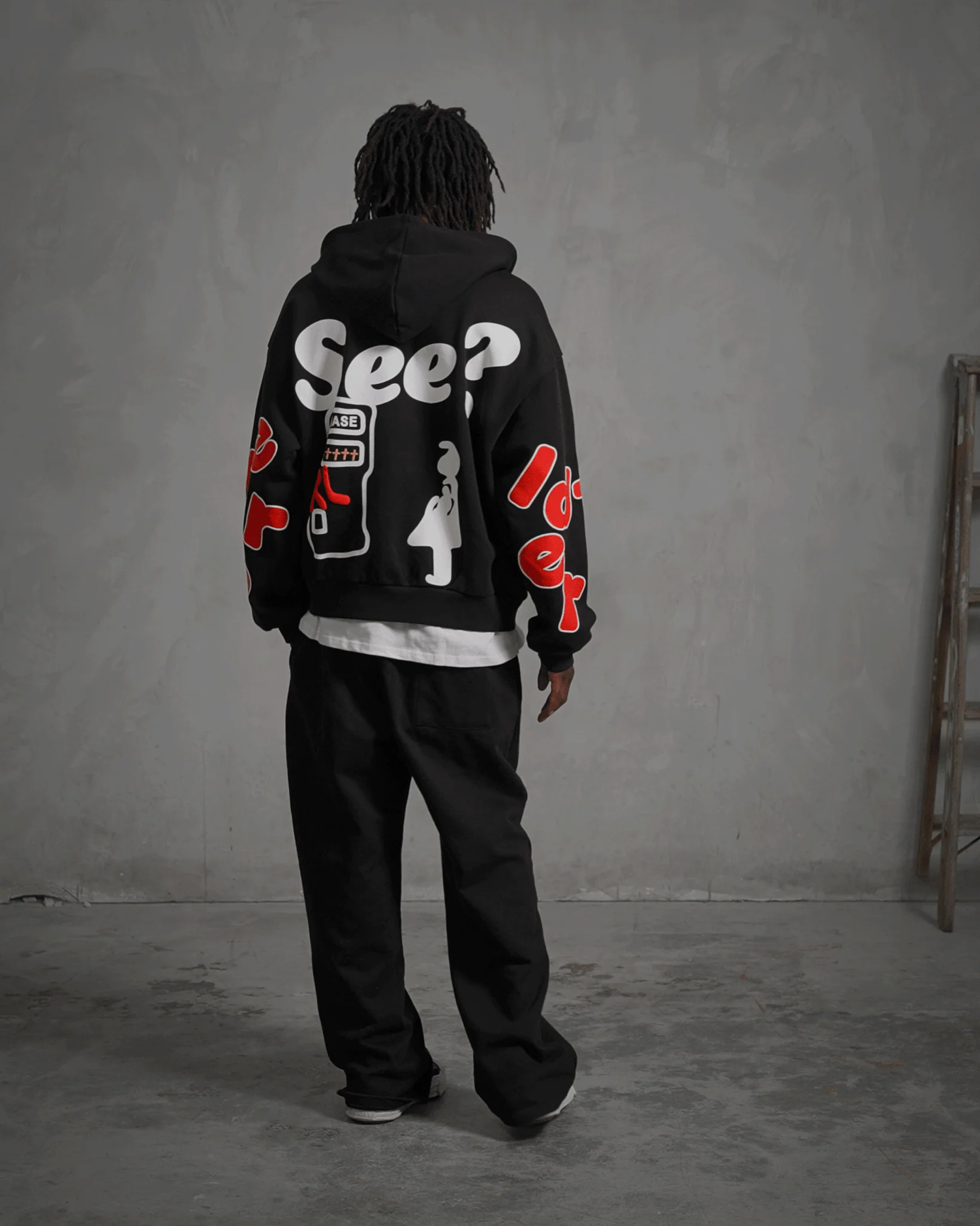 I'll Be At The Bank Scattered Zip Up - Image 4