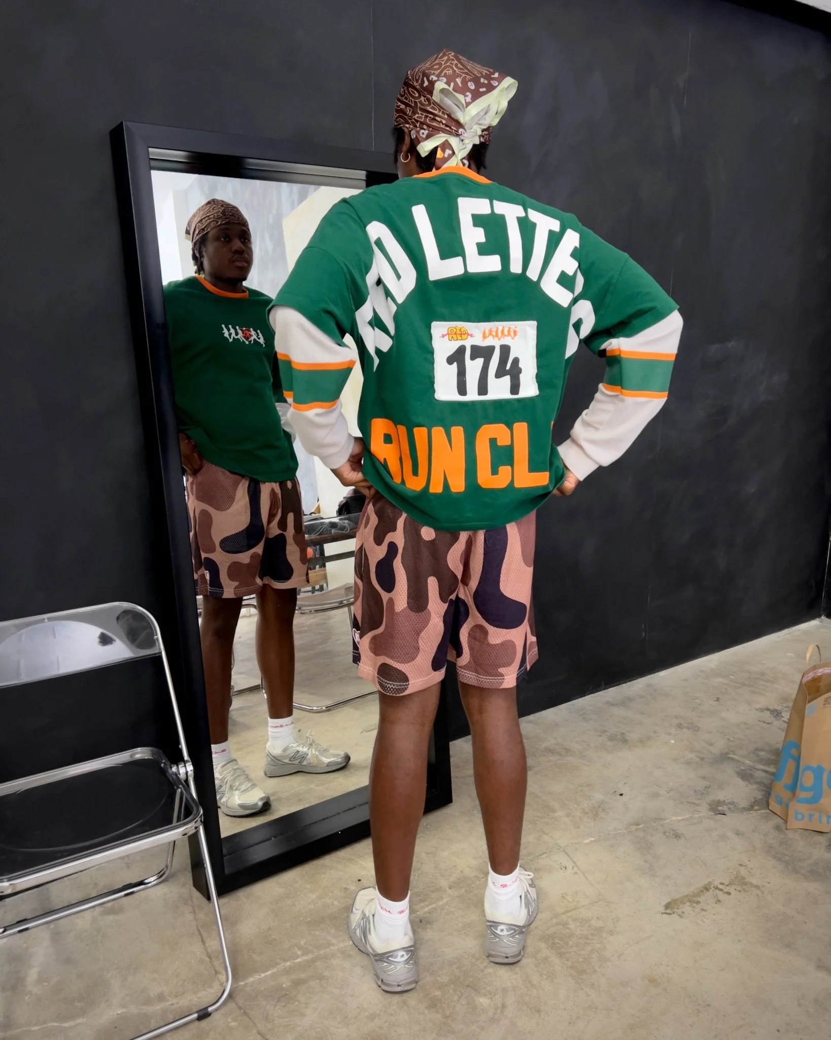 Camo Mesh Shorts - Mud - Image 5