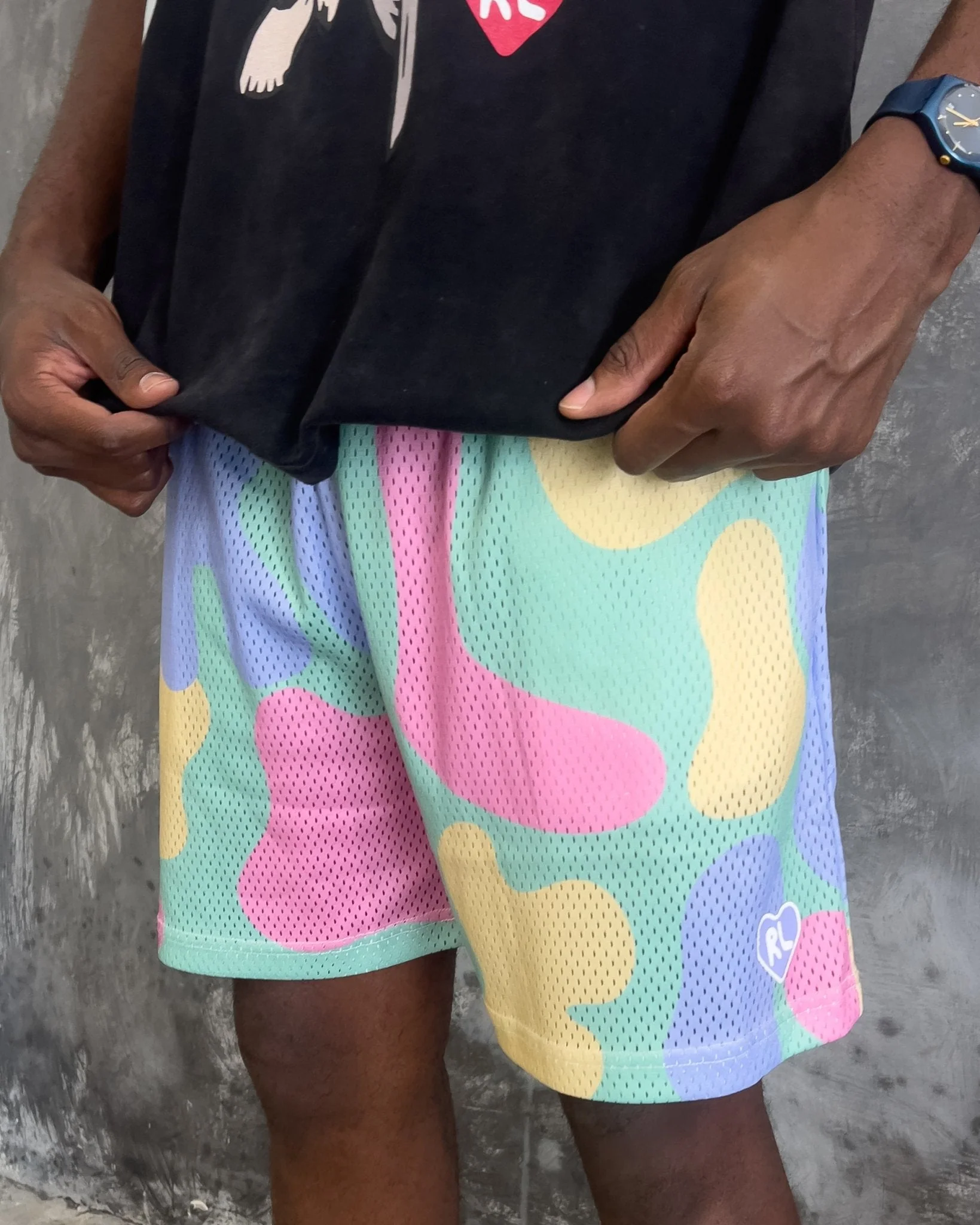 Camo Mesh Shorts - Easter - Image 6