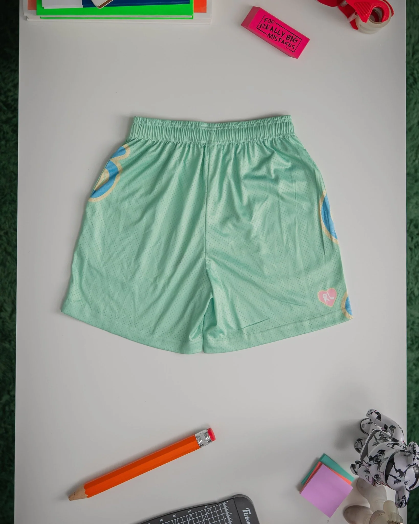 Letters Mesh Shorts - Easter - Image 3