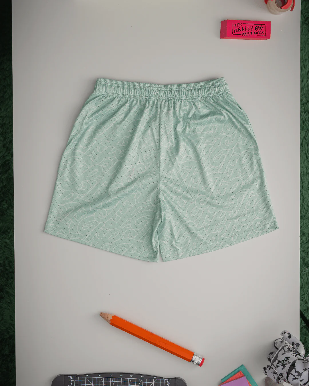 Just Mesh Shorts - Sage - Image 3