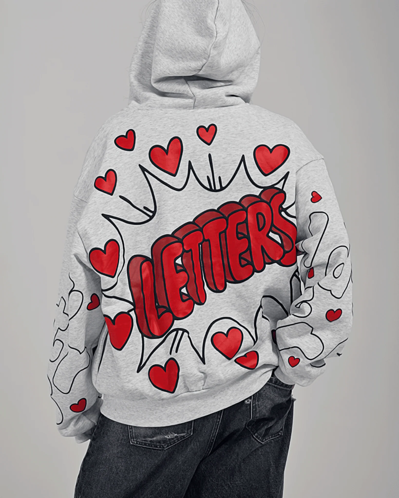 Love Letters Scattered Zip Up - Image 7