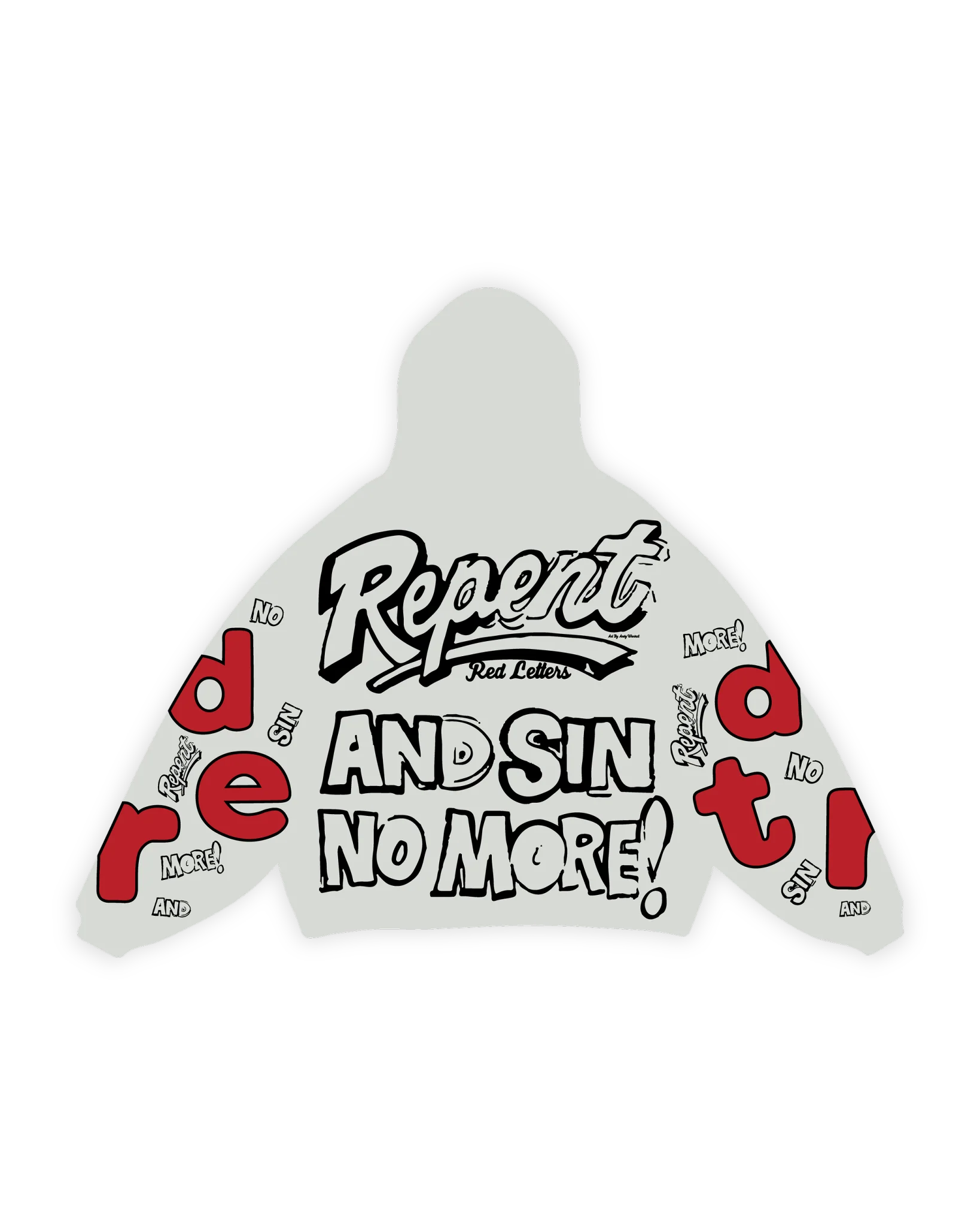 No More Sin Scattered Hoodie - Image 3