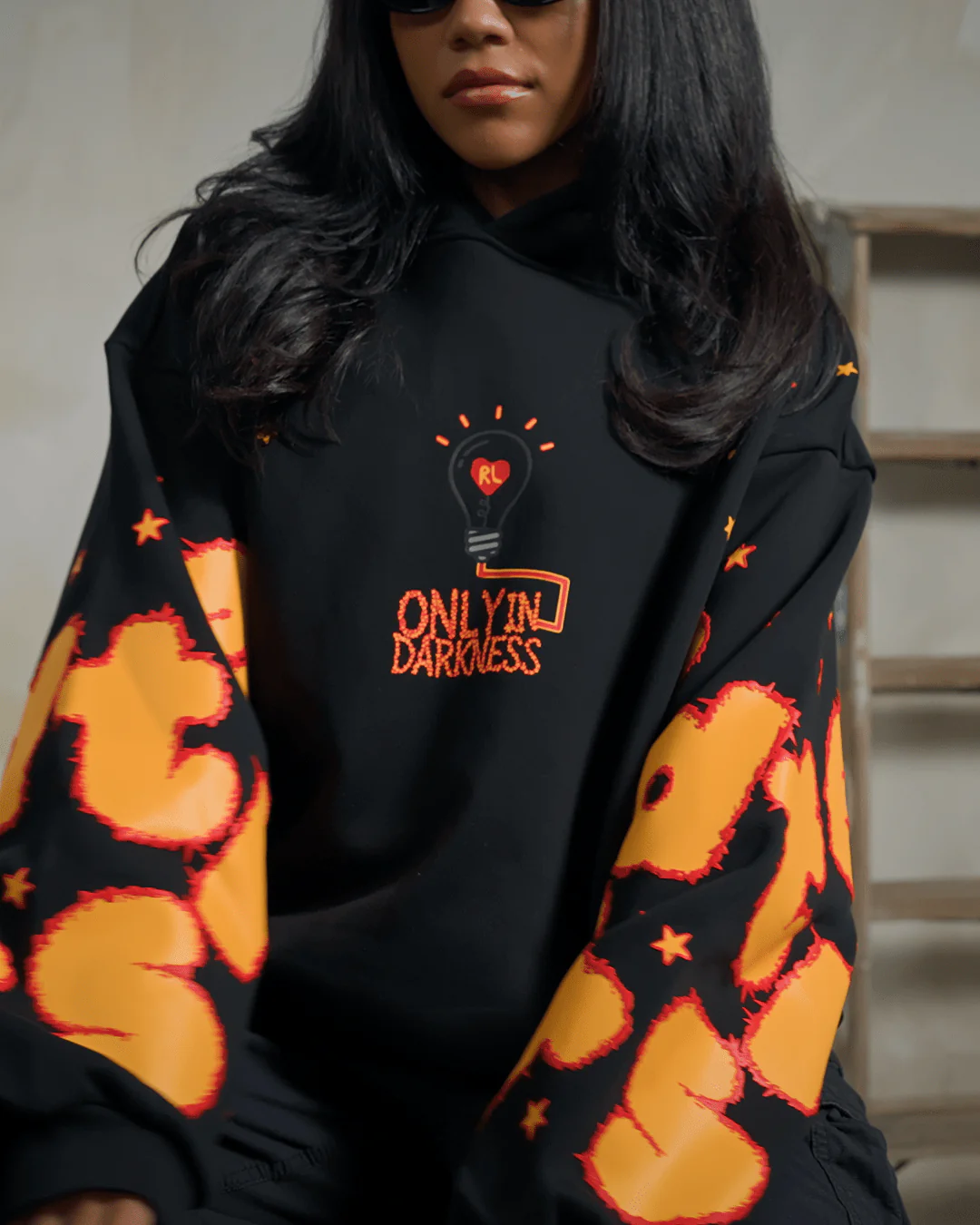 Only In Darkness Scattered Hoodie - Image 4
