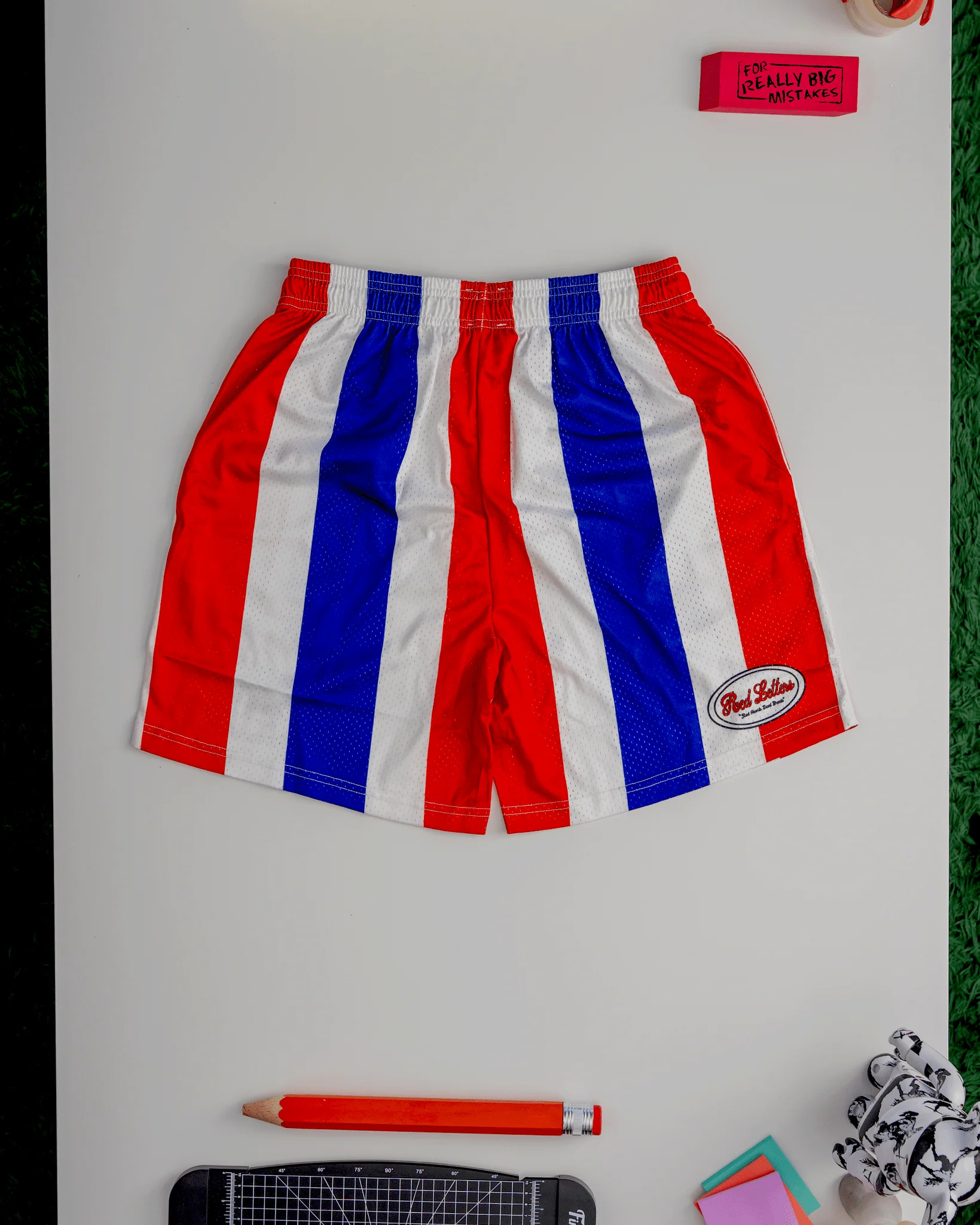 Red Martini Mesh Shorts - Image 4