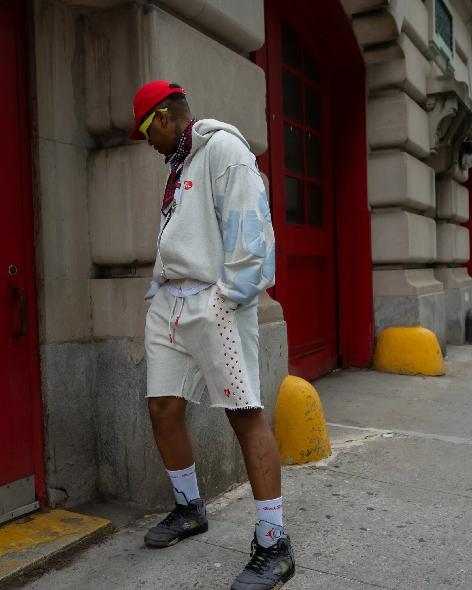 Stoned Sweat Shorts - Heather - Image 6