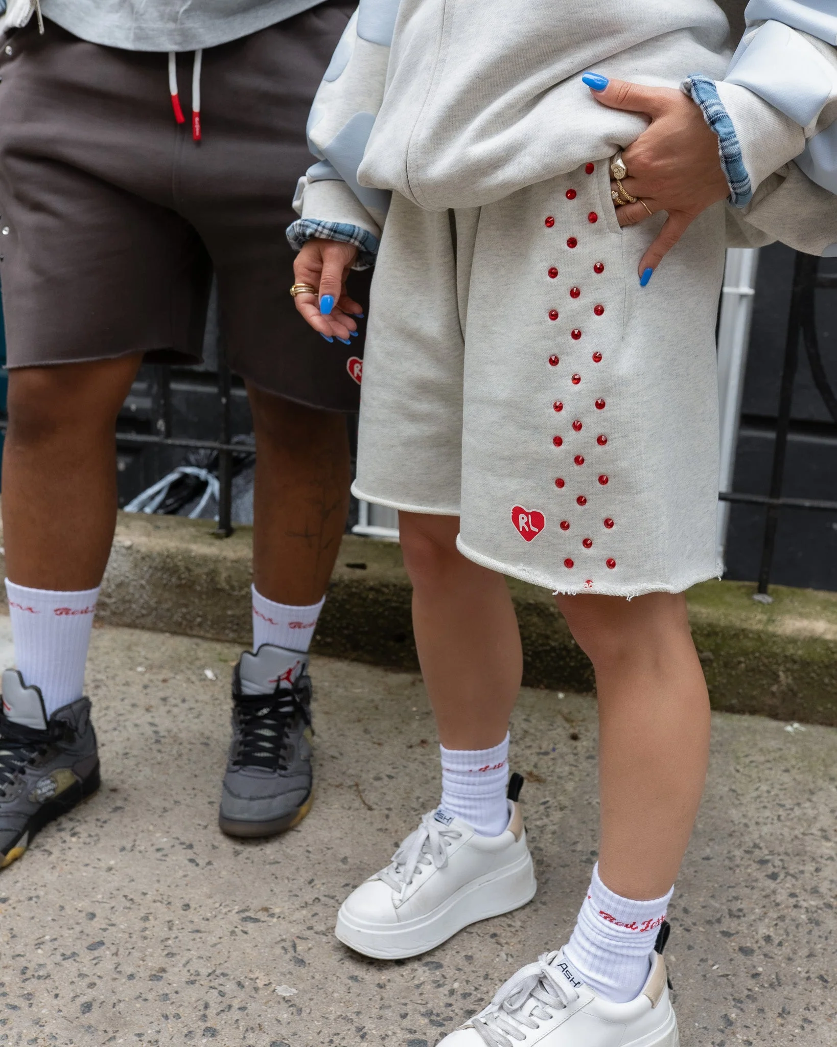 Stoned Sweat Shorts - Heather - Image 9