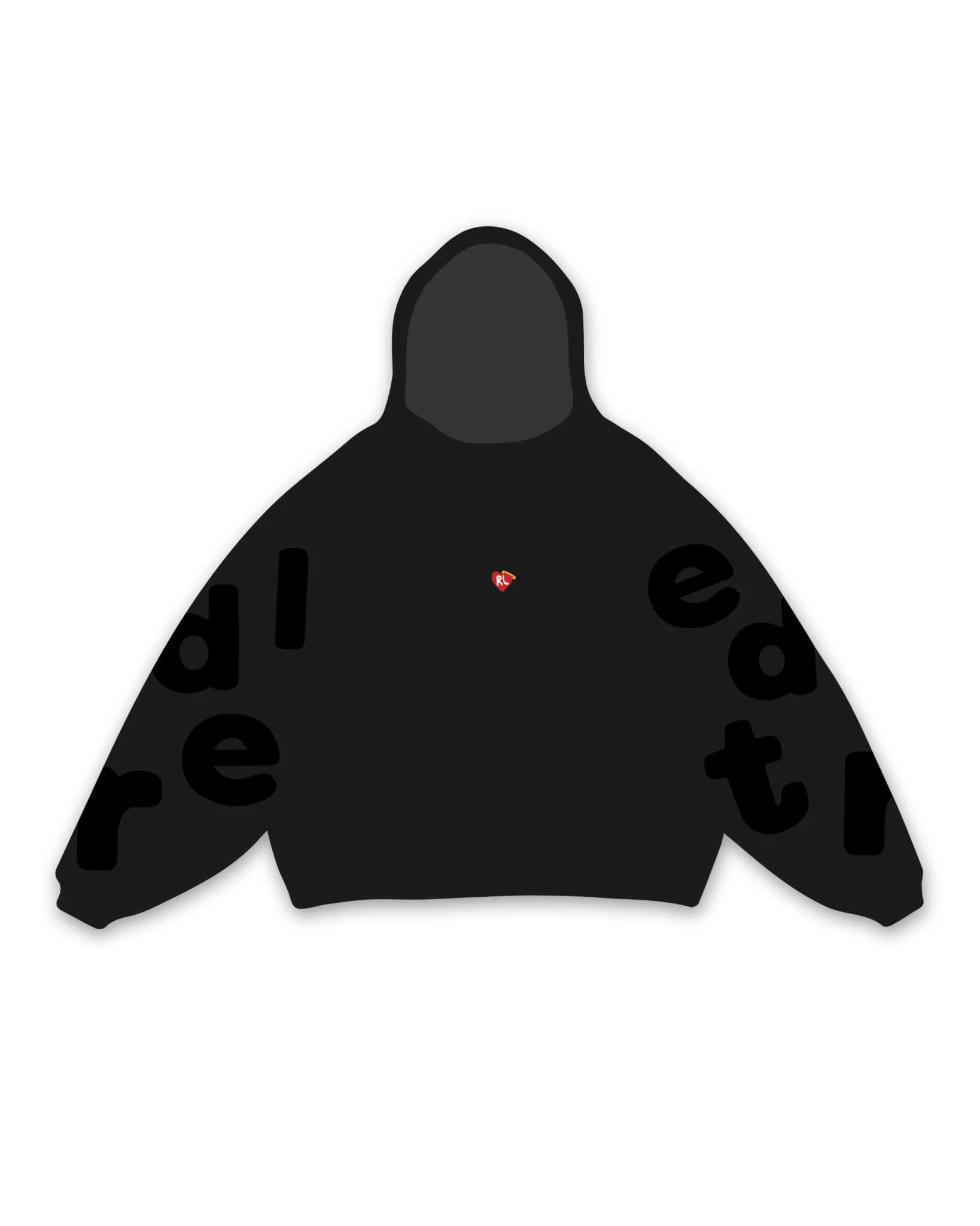 Trust God Scattered Hoodie - Black - Image 3