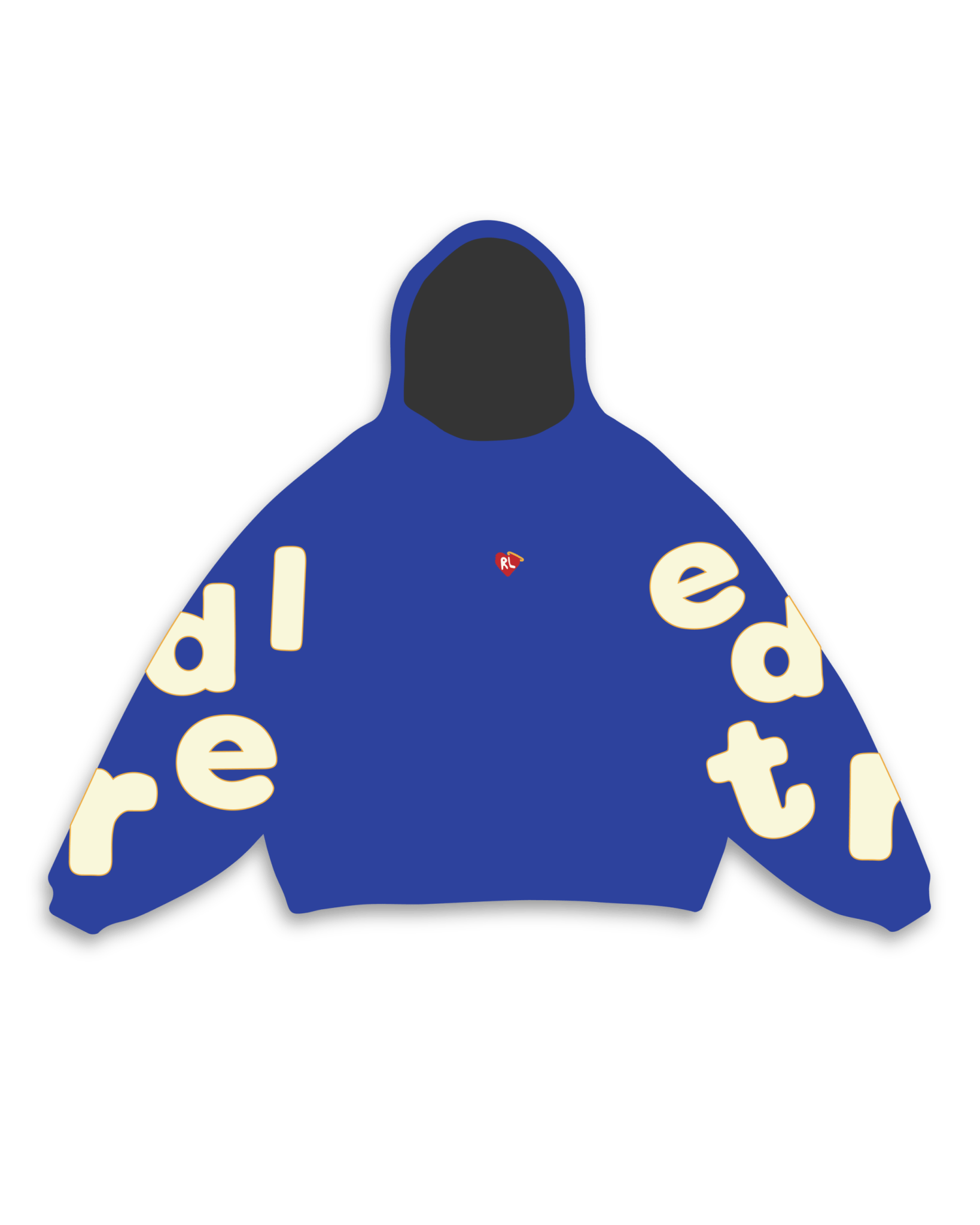 Trust God Scattered Hoodie - Royal - Image 12