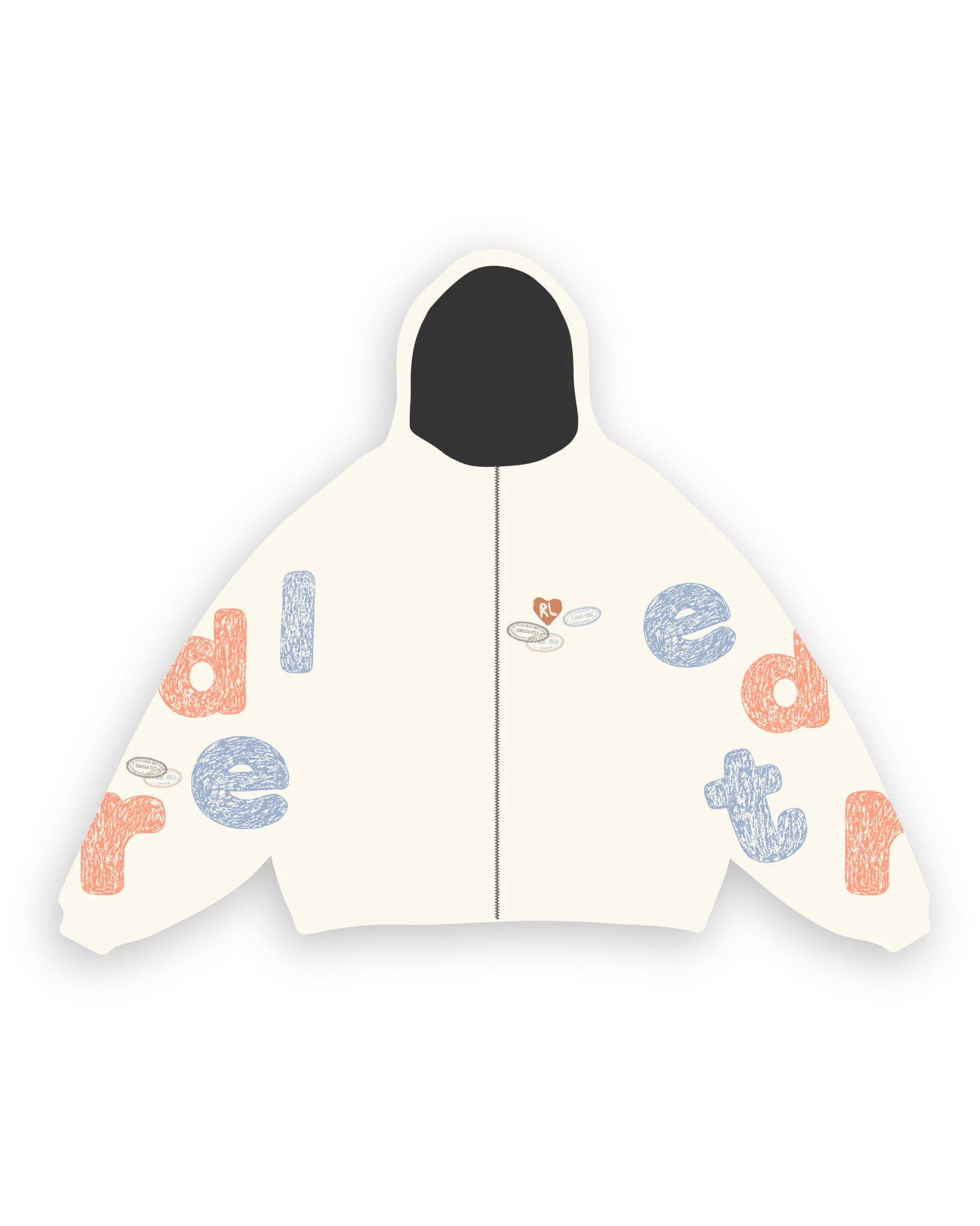 Where U Are Scattered Zip Up - Image 14